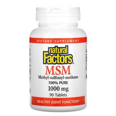Natural Factors MSM 1000 mg 90 таб