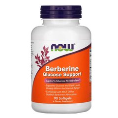 NOW Berberine 400 мг 90 рідких капсул Берберин