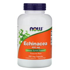 NOW Echinacea 400 mg 250 капсул Ехінацея
