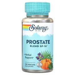 Solaray Prostate Blend SP-16 100 растительных капсул Тыква масло