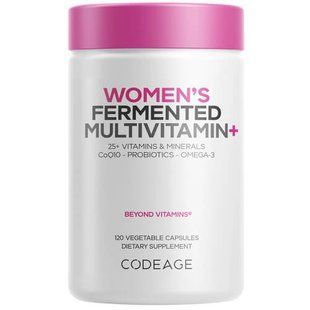Codeage Women's Fermented Multivitamin 120 рослинних капсул Вітаміни для жінок