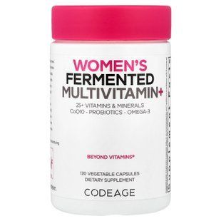 Codeage Women's Fermented Multivitamin 120 Vegetable Capsules Витамины для женщин