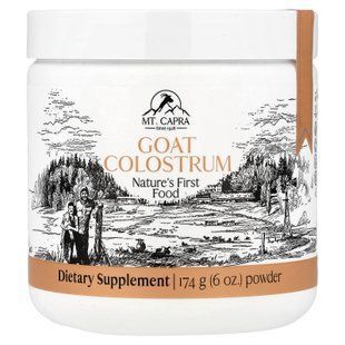 Mt. Capra Goat Colostrum Powder 174 g Молозиво (Colostrum) и Лактоферрин