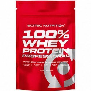 Scitec 100% Whey Professional 1000 грам Сироватковий протеїн