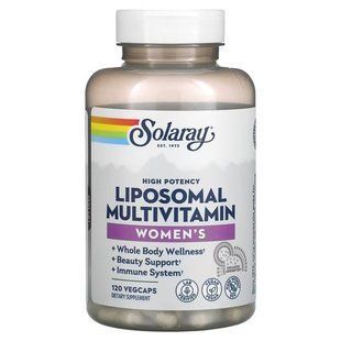 Solaray Women's Liposomal Multivitamin 120 рослинних капсул Вітамінно-мінеральні комплекси