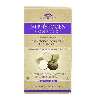 Solgar PM PhytoGen Complex 60 табл. Комплекс витаминов группы В