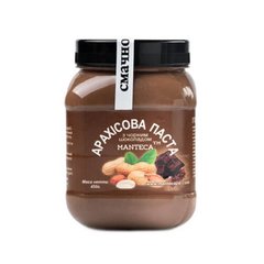 Арахісова паста MantEca з чорним шоколадом 500 грам Горіхові пасти