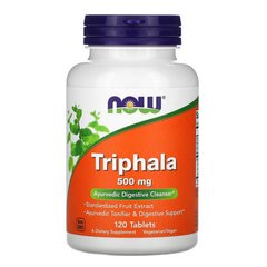 NOW Triphala 500 mg 120 табл Тріфала