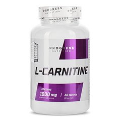 Progress Nutrition L-Carnitine 1000 mg 60 табл L-Карнитин
