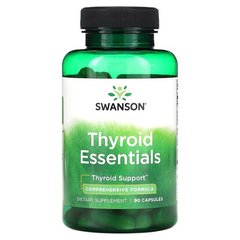 Swanson Thyroid Essentials 90 капс. Комплексы для поддержки щитовидки