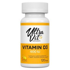 UltraVit Vitamin D3 600 IU 120 капсул Вітамін D