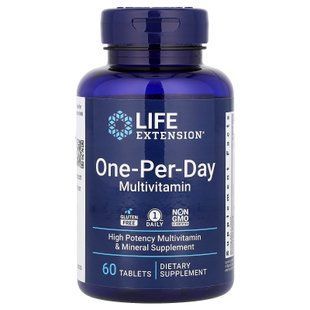 Life Extension One-Per-Day 60 таблеток Універсальні