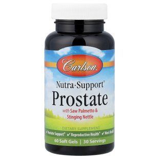 Carlson Nutra-Support Prostate 60 softgels Поддержка простаты