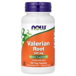 NOW Valerian Root 500 mg 100 капсул Валеріана
