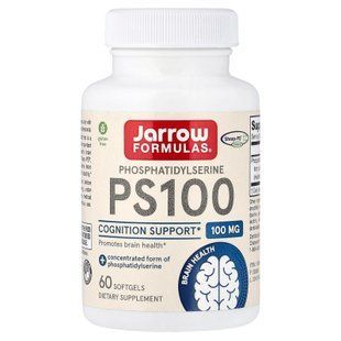 Jarrow Formulas PS100 Phosphatidylserine 100 mg 60 рідких капсул Фосфоліпіди