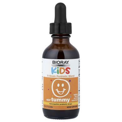 Bioray Kids NDF Tummy 11-Strain Probiotic Blend 60 мл Пробіотики та Ензими для дітей