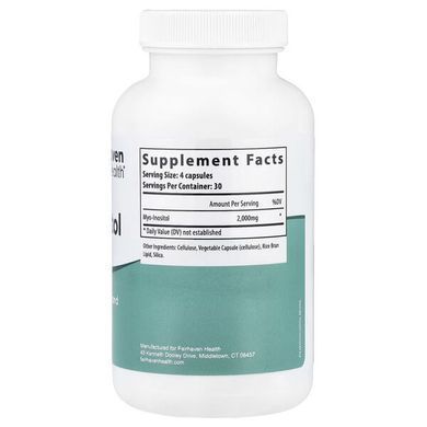 Fairhaven Health Myo-Inositol 120 капсул Інозитол (B-8)