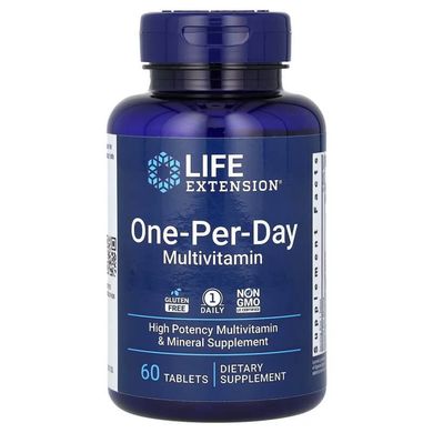 Life Extension One-Per-Day 60 таблеток Універсальні