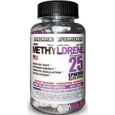 Methyldrene 25 Elite 100 капсул Комплексні жироспалювачі