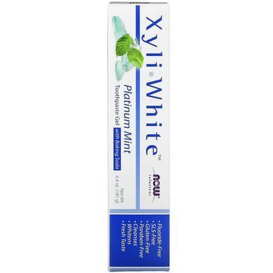 NOW XyliWhite Toothpaste Gel Platinum Mint 181 g Зубные пасты