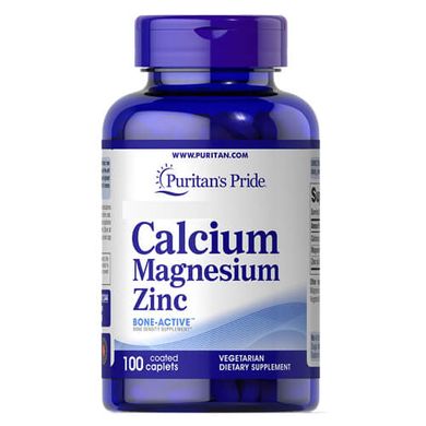Puritan's Pride Calcium Magnesium Zinc 100 таб Кальций
