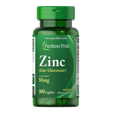 Puritan's Pride Zinc 50 mg 100 таб Цинк