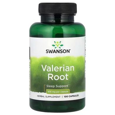 Swanson Valerian Root 475 mg 100 капс. Валериана