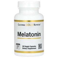 California Gold Nutrition Melatonin 3 mg 90 капсул Мелатонін