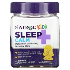 Natrol Kids Sleep + Calm 60 жувальних цукерок Інші добавки для дітей