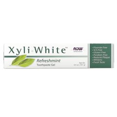 NOW Foods XyliWhite Toothpaste Gel Refreshmint 181 g Інші екстракти