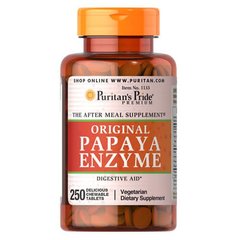 Puritan's Pride Papaya Enzyme 250 таб. Папайя