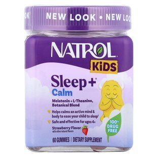 Natrol Kids Sleep + Calm 60 жувальних цукерок Інші добавки для дітей
