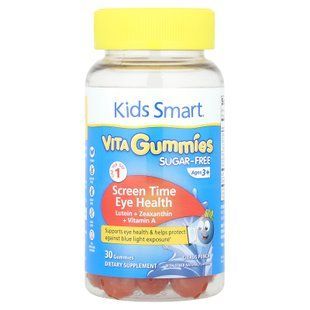 Kids Smart Screen Time Eye Health Sugar Free 30 жевательных конфет Детские комплексы для зрения