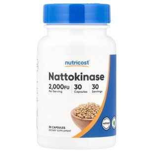 Nutricost Nattokinase 2,000 FU 30 capsules Наттокиназа (Nattokinase)