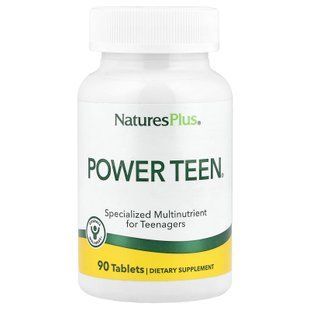 NaturesPlus Power Teen 90 таблеток Мультивітаміни для підлітків