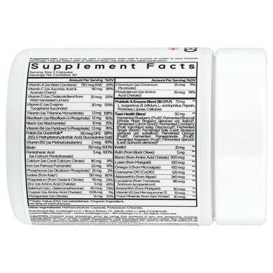 Codeage Teen Fermented Multivitamin+ 60 рослинних капсул Мультивітаміни для підлітків