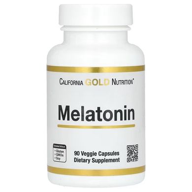 California Gold Nutrition Melatonin 3 mg 90 капс. Мелатонин