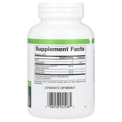 Natural Factors DGL 90 жувальних таблеток Солодка корінь (Licorice)