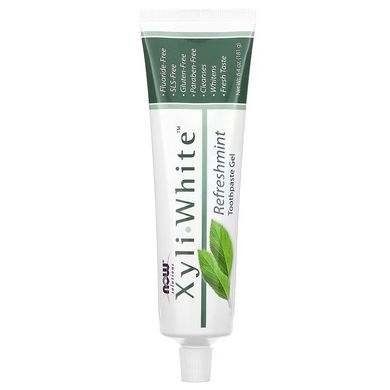 NOW Foods XyliWhite Toothpaste Gel Refreshmint 181 g Інші екстракти