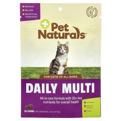 Pet Naturals Daily Multi For Cats 30 жувальних таблеток Для тварин