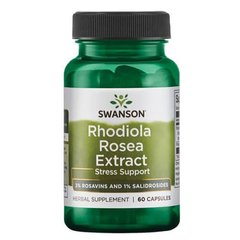 Swanson Rhodiola Rosea Extract 60 капсул Родіола