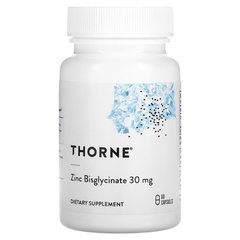 Thorne Zinc Bisglycinate 30 mg 60 капс. Цинк