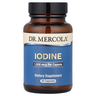 Dr. Mercola Iodine 1,500 mcg 30 капс. Йод
