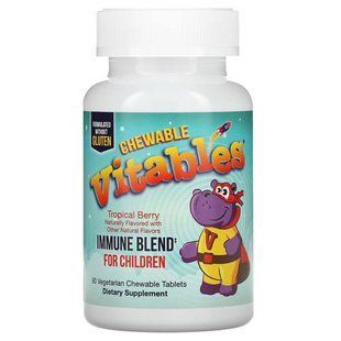 Vitables Immune Blend Chewables for Children 90 жевательных таблеток Детские комплексы для иммунитета