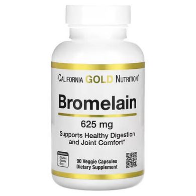 California Gold Nutrition Bromelain 620 mg 90 caps Бромелайн