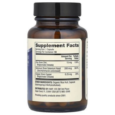 Dr. Mercola Zinc Plus Selenium 90 capsules Цинк