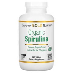 California Gold Nutrition Organic Spirulina 720 таблеток Спіруліна