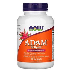 NOW Adam Superior Men's Multi 90 рідкі капсули Вітаміни для чоловіків