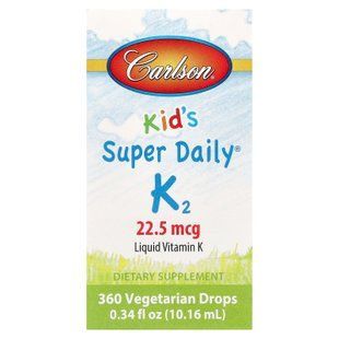 Carlson Kid's Super Daily K2 22.5 mcg 10.16 мл Вітамін К