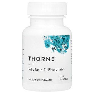 Thorne Riboflavin 5'-Phosphate 60 капсул Рибофлавін (В-2)